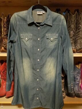 Denim Shirt Dress